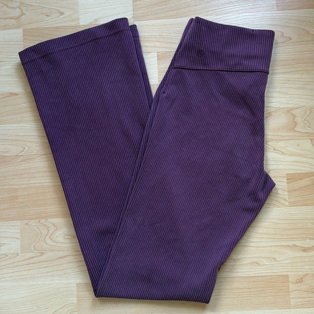 Lululemon Ribbed Softstreme Flare Pant